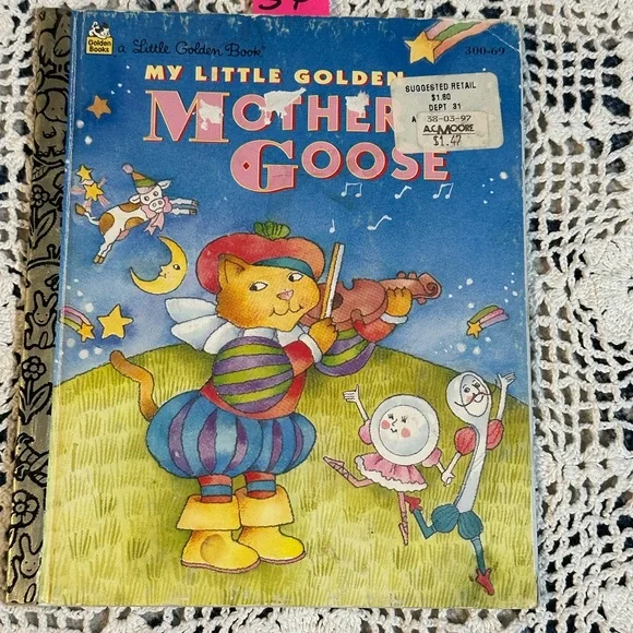 Little Golden Book Set - Mother Goose & Jack and the Beanstalk - Picture 4 of 5